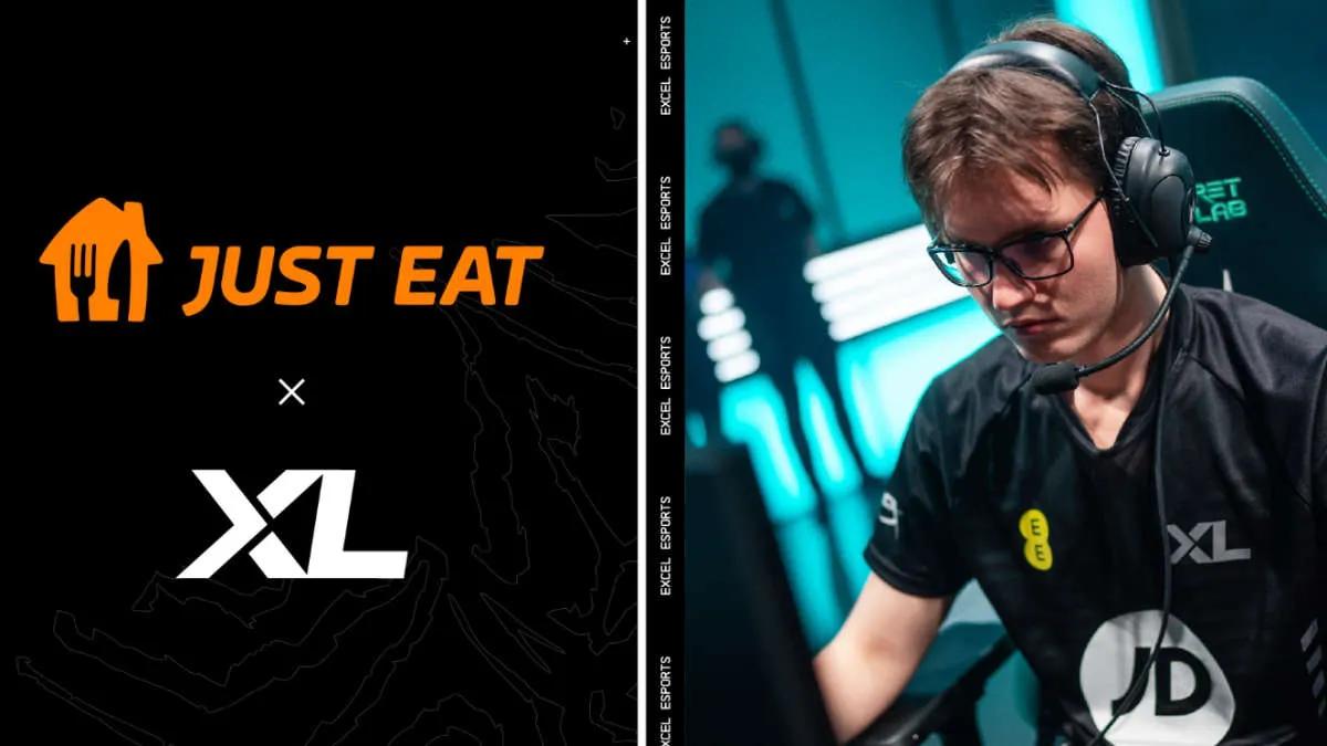 EXCEL ESPORTS samarbejder med Just Eat