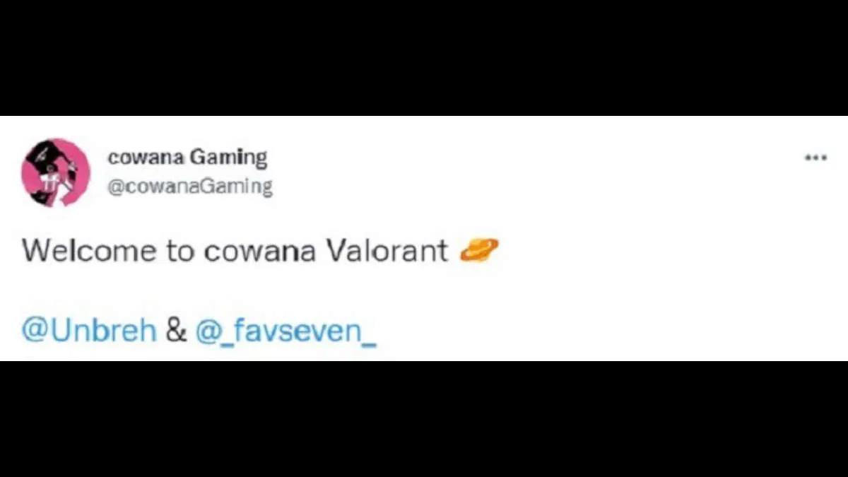 Cowana Gaming signede to spillere på Valorant