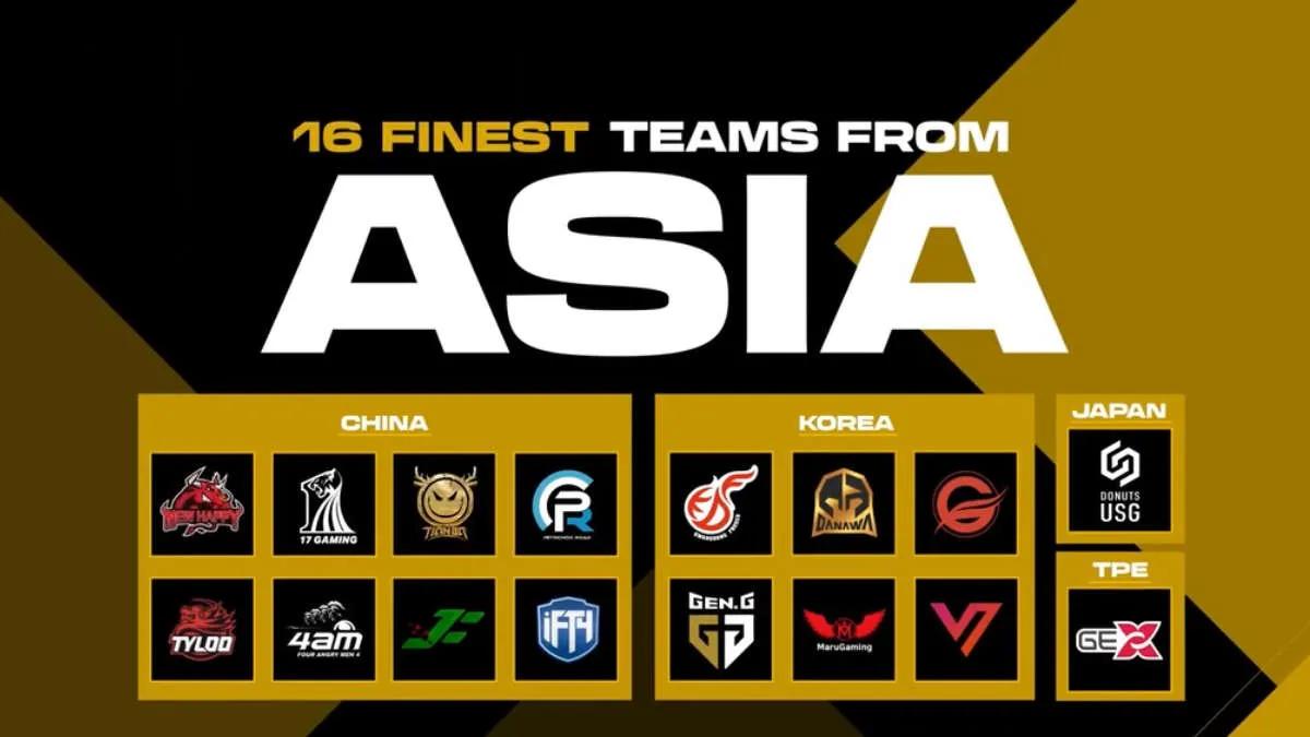 Klargøring til lancering PUBG Continental Series 6: Asia