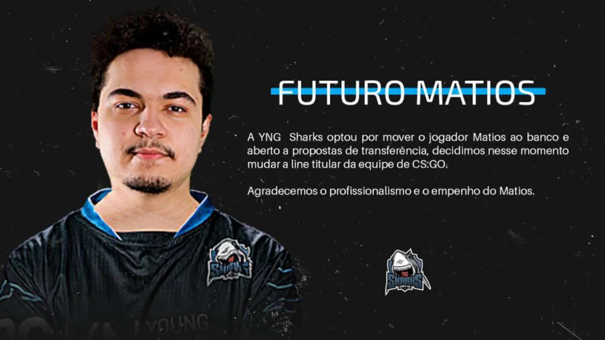 matios forlod startopstillingen Sharks Esports