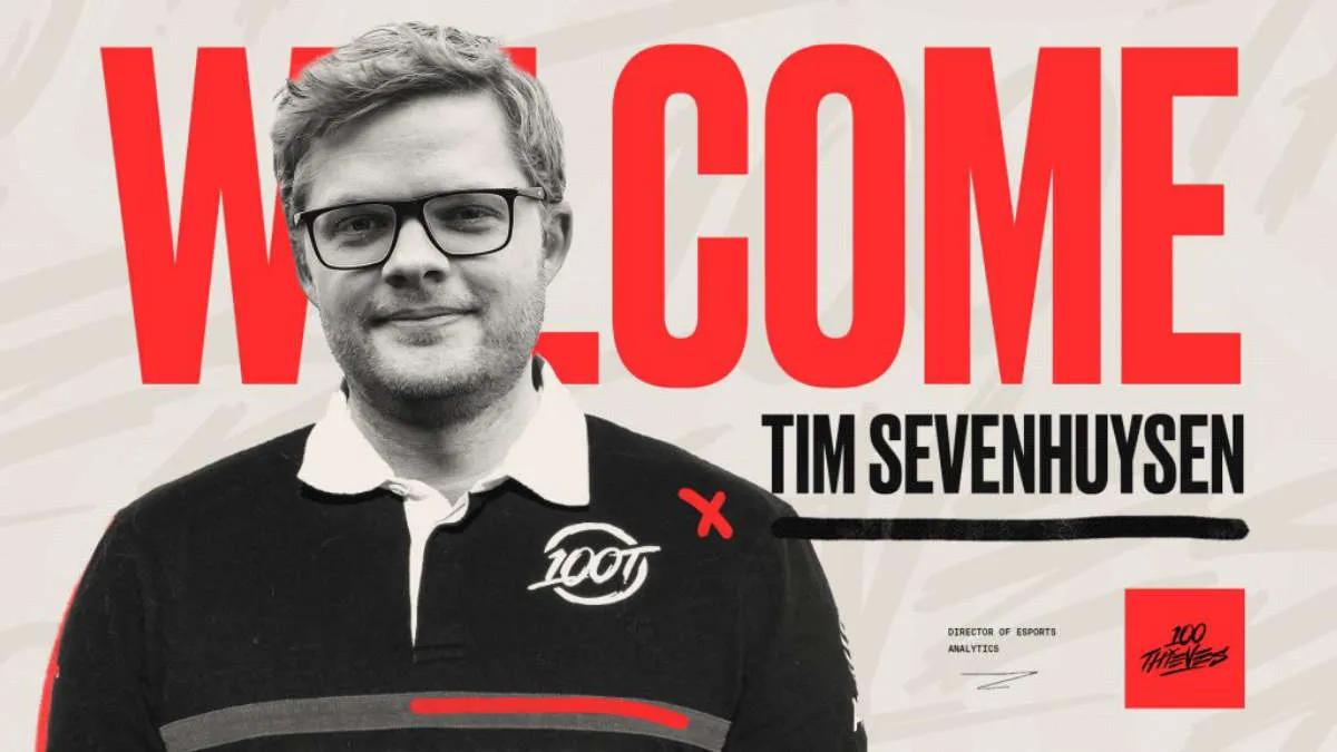 Tim Sevenhuizen udnævnt til direktør for Esports Analytics på 100 Thieves