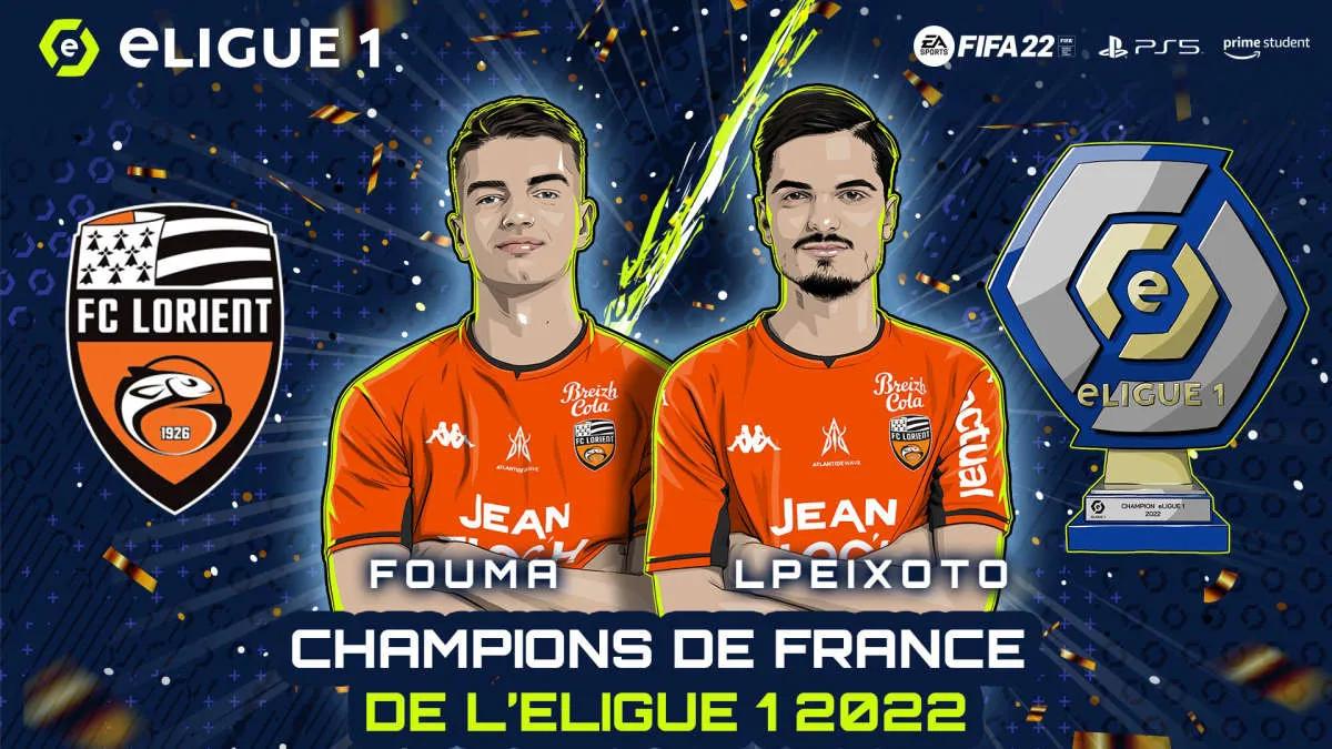 FC Lorient blev vinderen af eLigue 1 2022