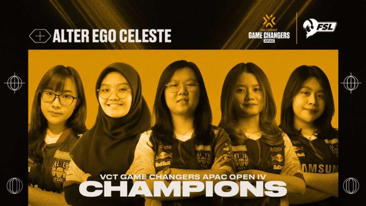 Alter Ego Celeste blev vinderen af VCT 2022: Game Changers APAC Open 4