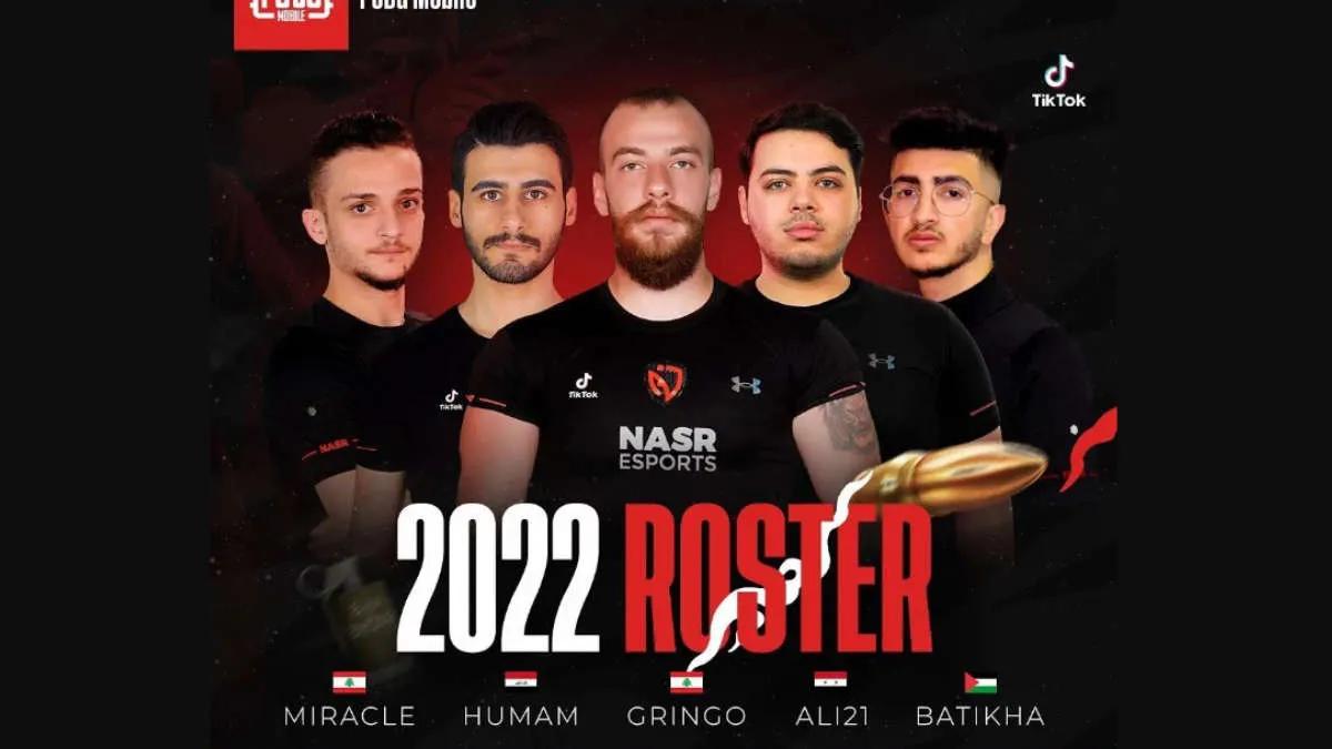 NASR Esports fuldførte truppen ifølge PUBG Mobile