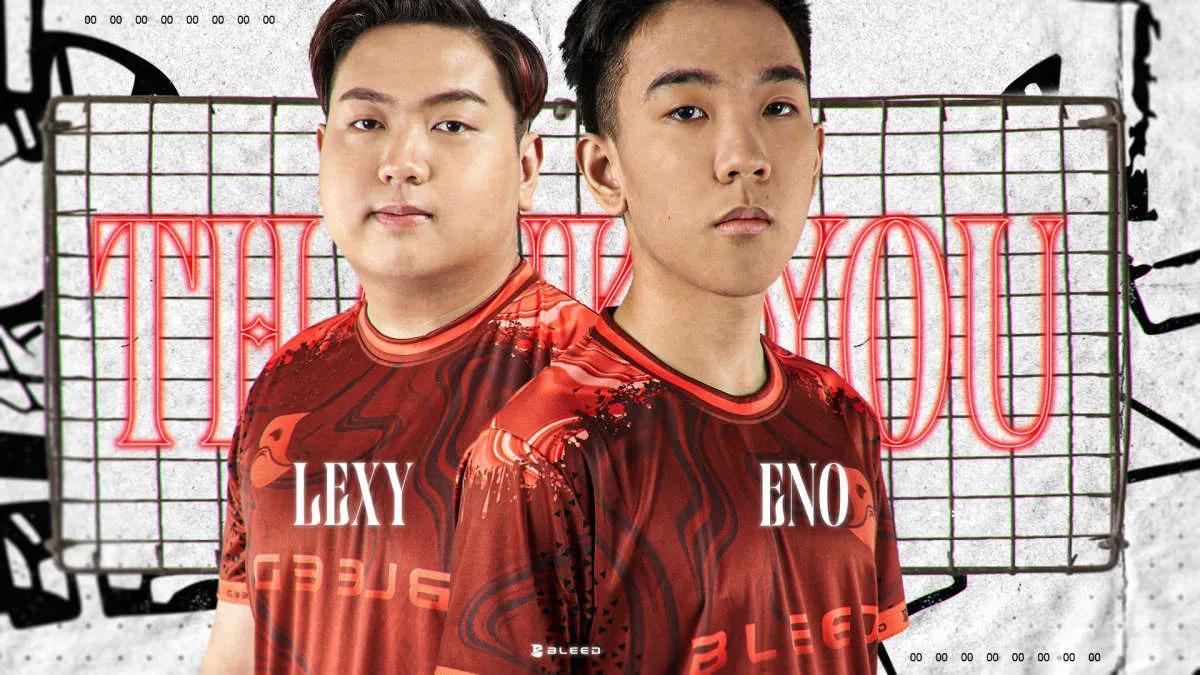 Bleed eSports siger farvel til LEXY og Eno