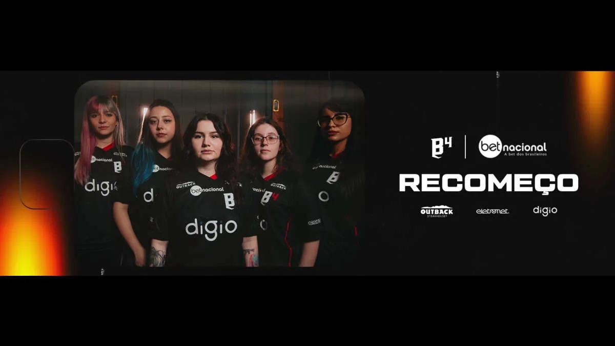 B4 Esports underskrevet tidligere liste Black Dragons Female