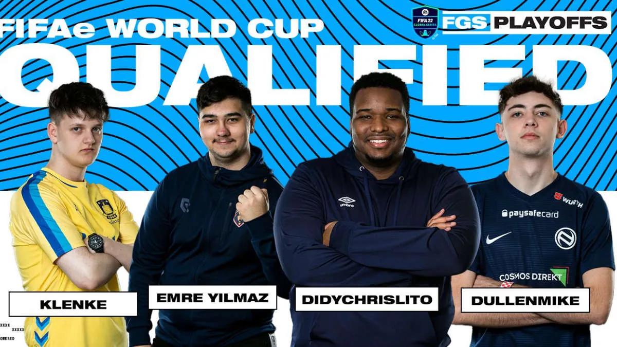 De første deltagere er fastlagt FIFAe World Cup 2022