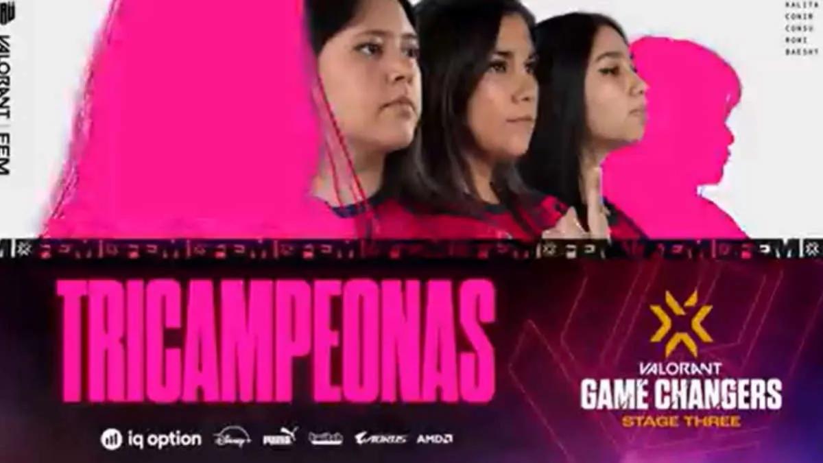 KRÜ Fem vandt VALORANT Champions Tour 2022: Game Changers Latin America South Open 3