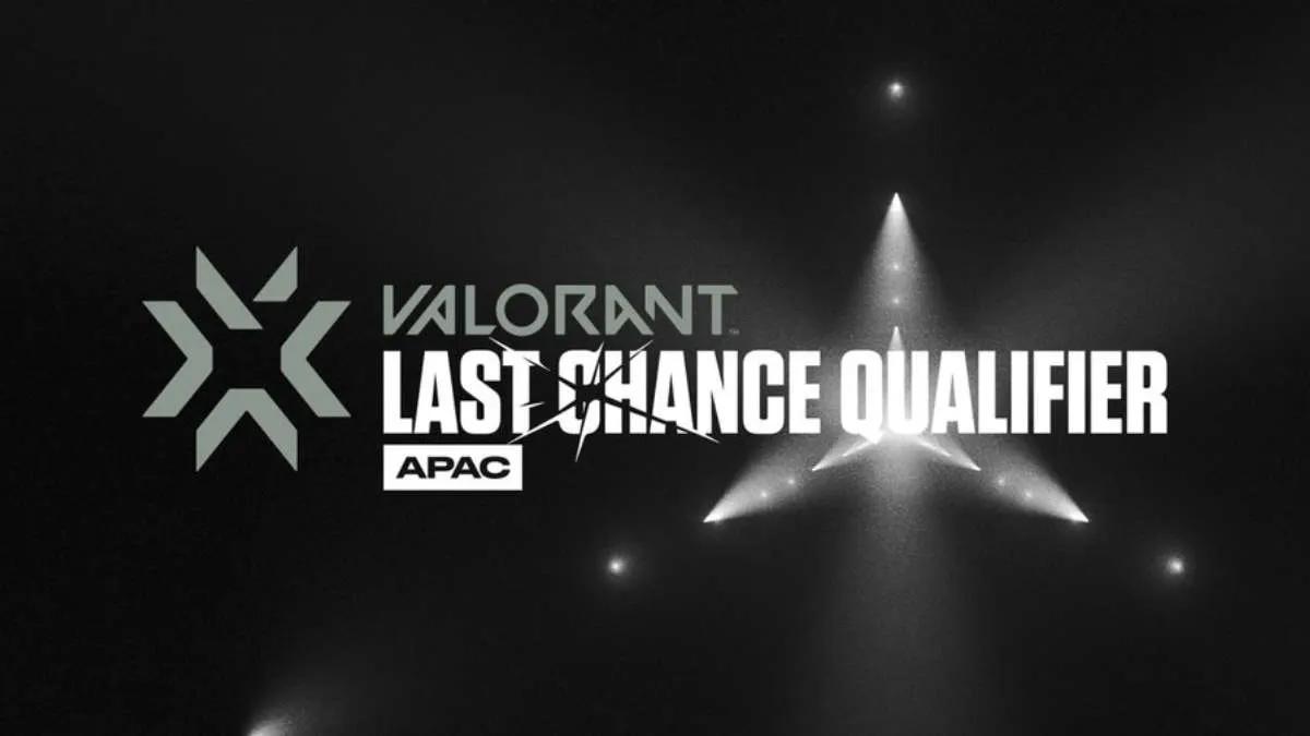 Eksempel VALORANT Champions Tour 2022: APAC Last Chance Qualifier