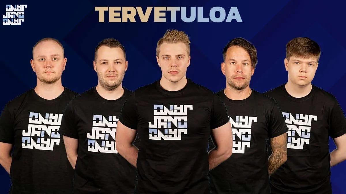 Organisationen JANO Esports underskriver sammensætningen allu