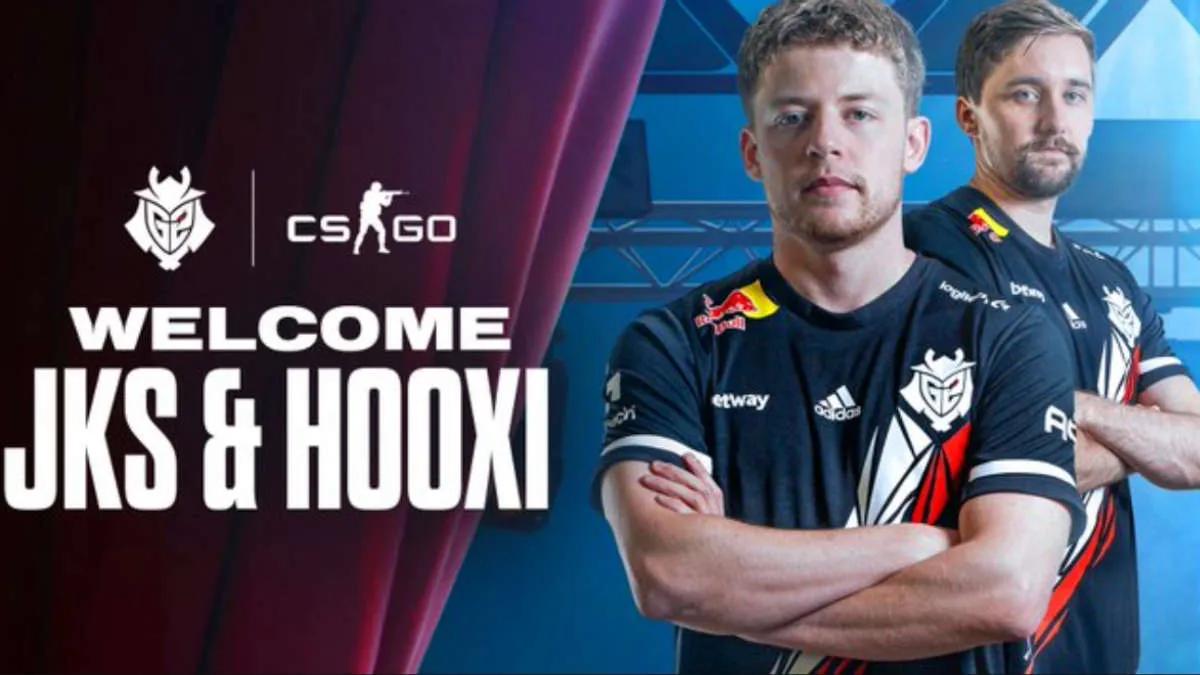 HooXi og jks tilmeldte sig officielt G2 Esports