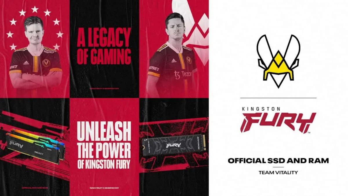 Kingston FURY bliver ny partner Team Vitality