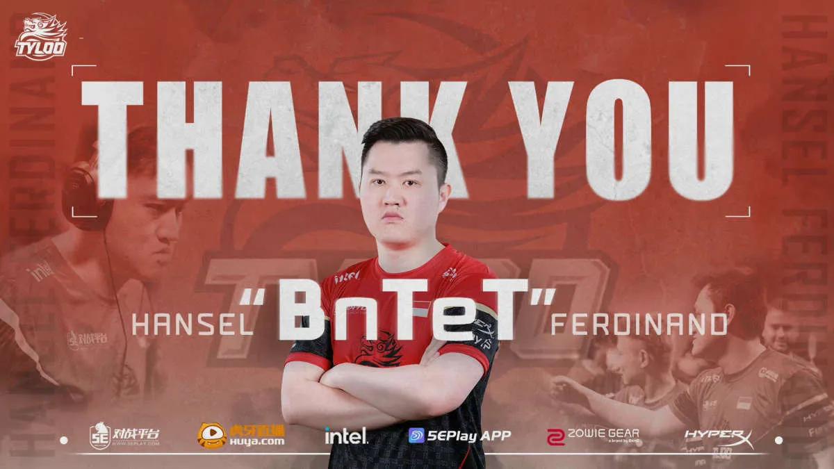 Attacker og BnTeT forlader TYLOO