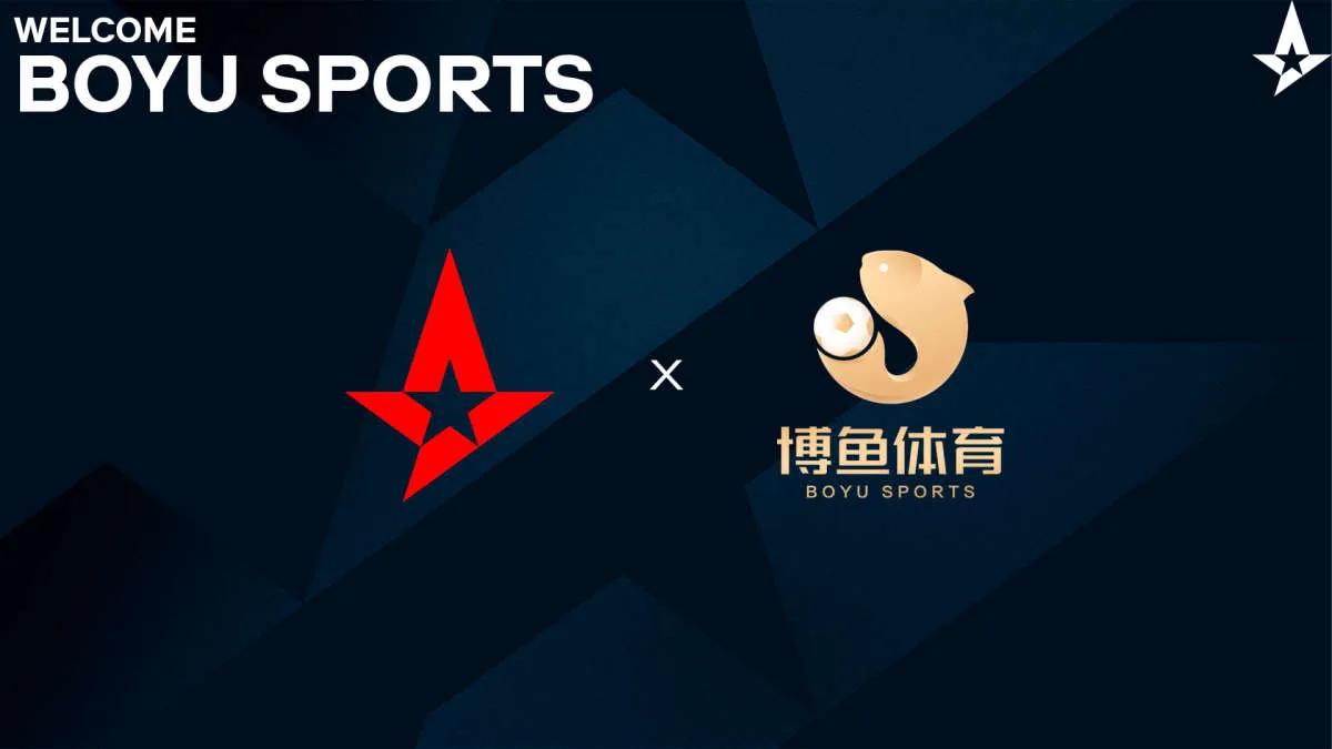 Astralis samarbejder med BOYU Sports og BOB Sports