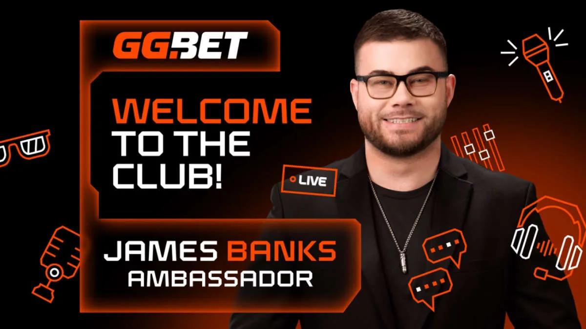 James Banks bliver ambassadør GG.BET