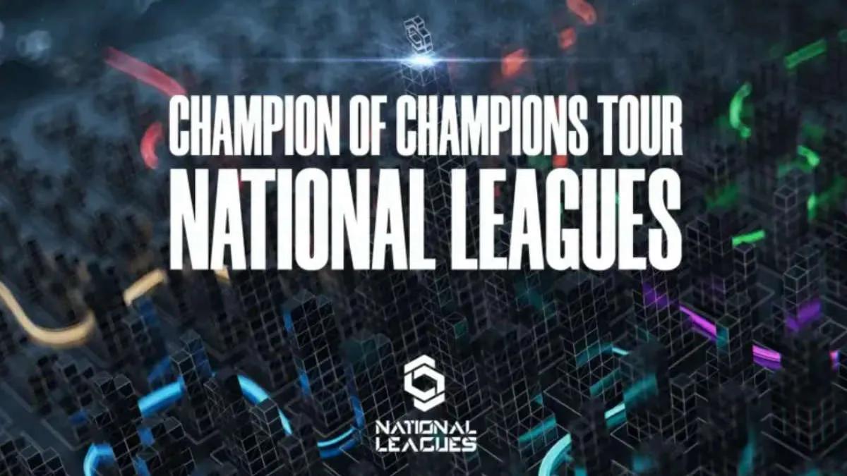 Champion of Champions Tour repræsenterer nationale ligadetaljer