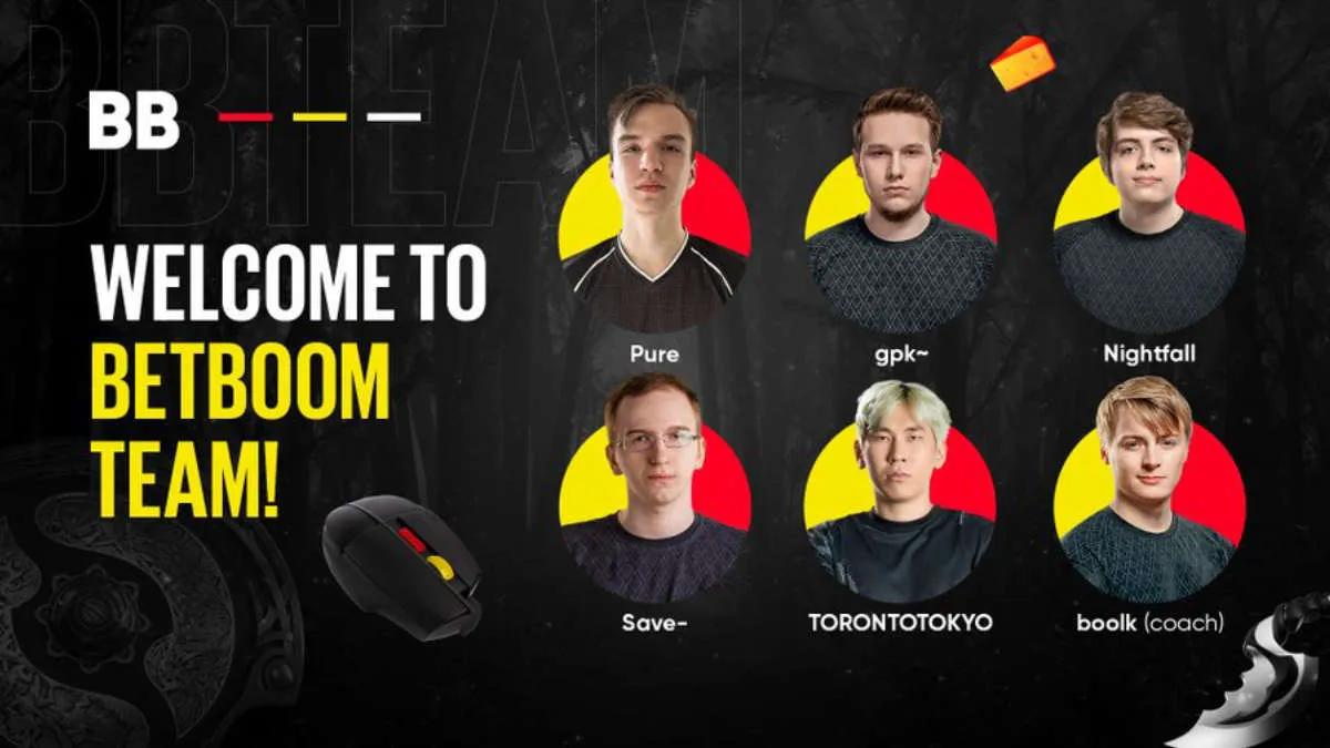 BetBoom Team afslørede en ny liste over Dota 2