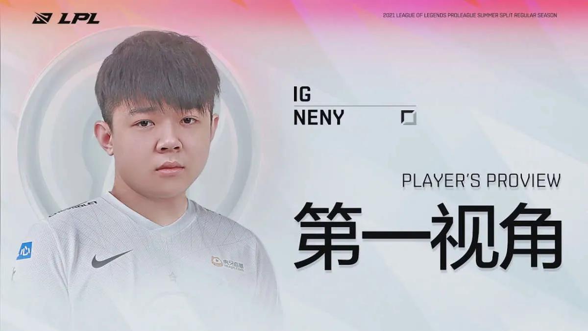 Neny og Tianzhen tilmeldte sig hovedlisten Invictus Gaming