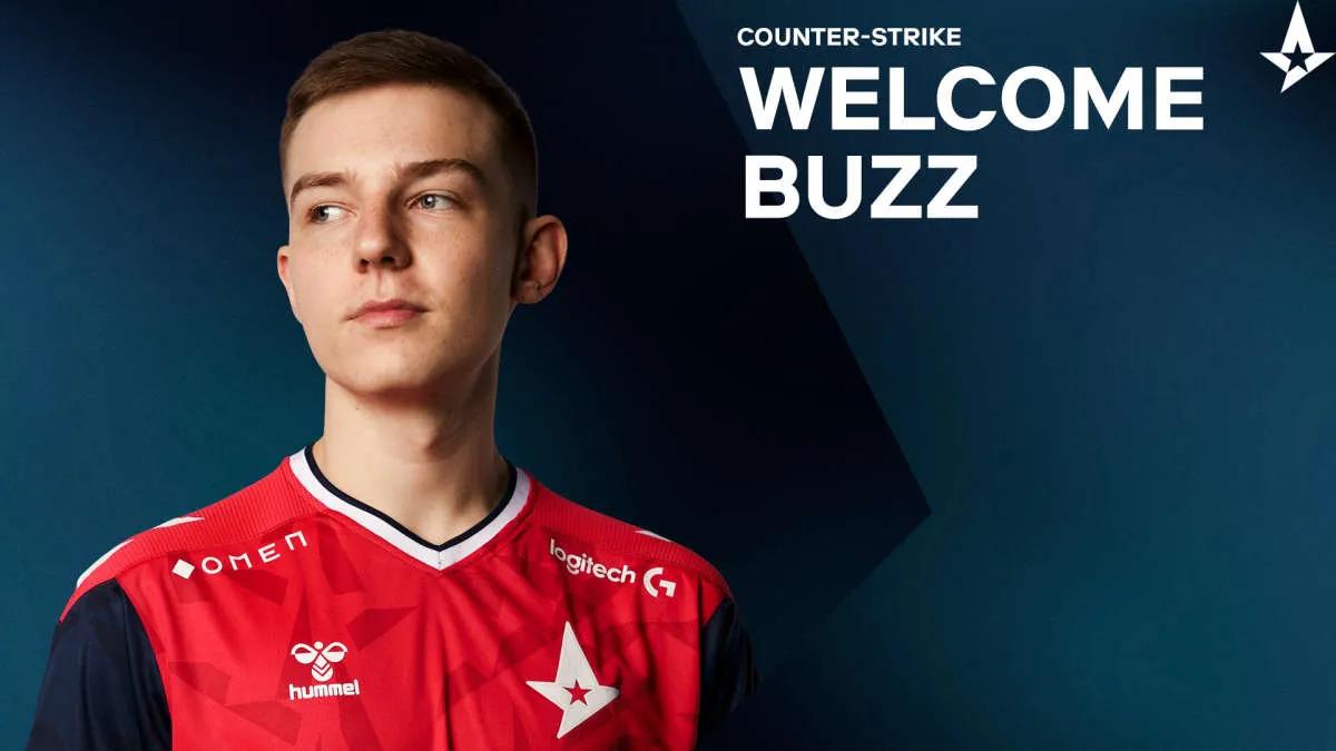 Buzz har officielt tilsluttet sig Astralis