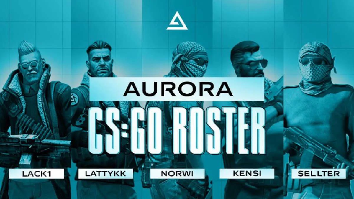 Aurora Gaming præsenterede den opdaterede CS:GO-liste