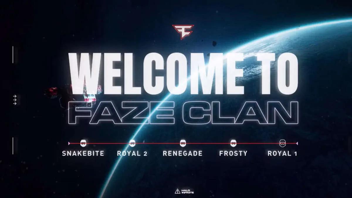 FaZe Clan introducerede en ny liste for Halo ved at signere tidligere spillere Sentinels