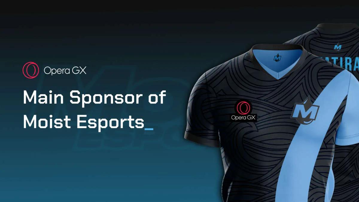 Opera GX bliver titelsponsor for Moist Esports