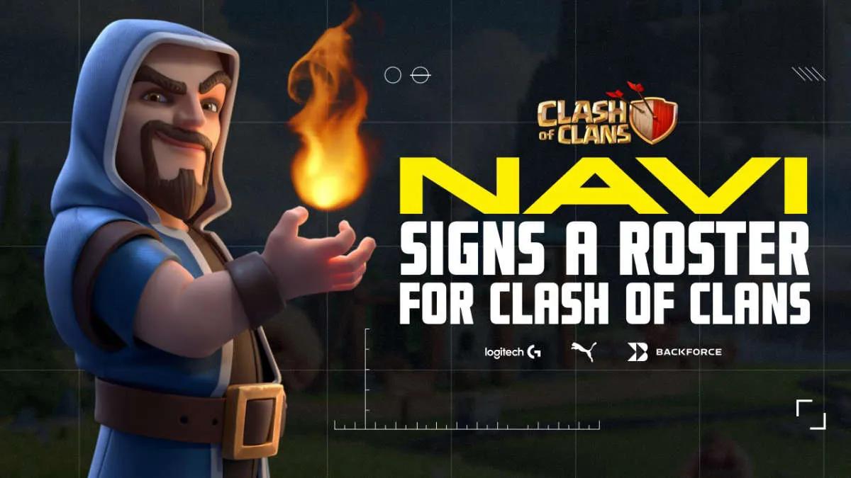 NAVI præsenterede listen over Clash of Clans