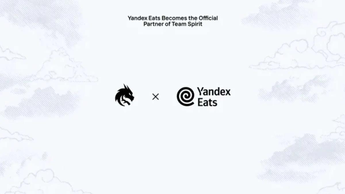 Yandex Eats bliver partner Team Spirit