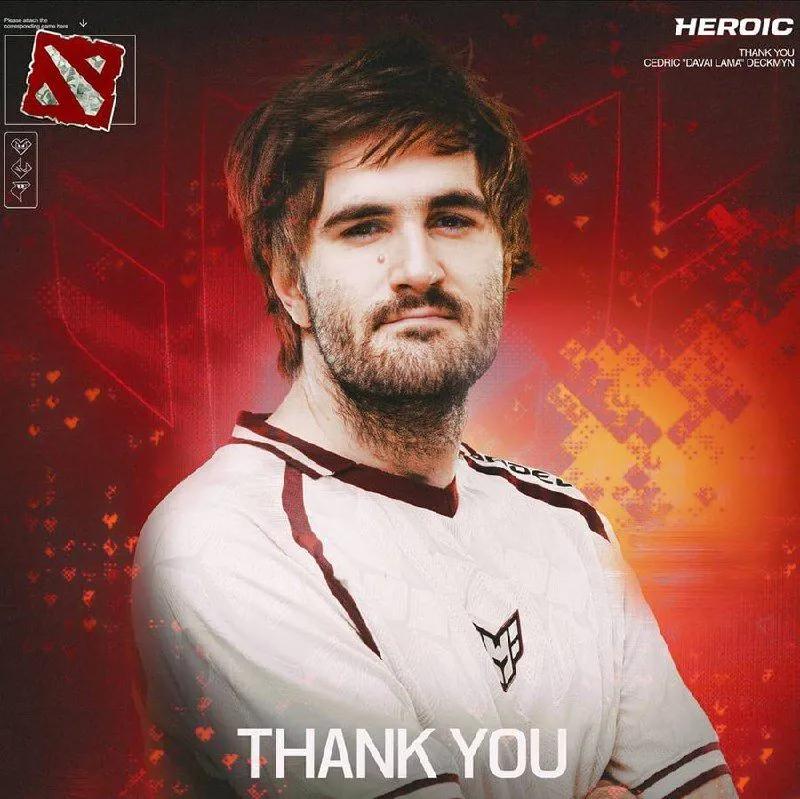 Davai Lama forlader HEROIC Dota 2-listen igen