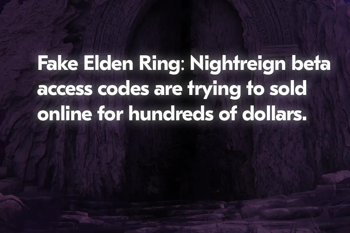 Elden Ring: Nightreign Beta-adgangskoder sælges på eBay for 400 GBP