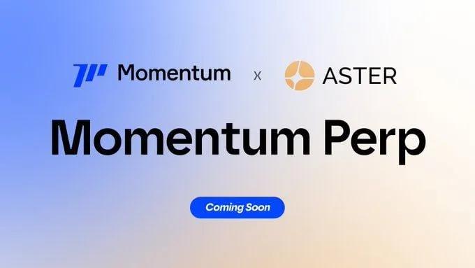 Momentum lancerer Perp-DEX på SUI i samarbejde med Aster