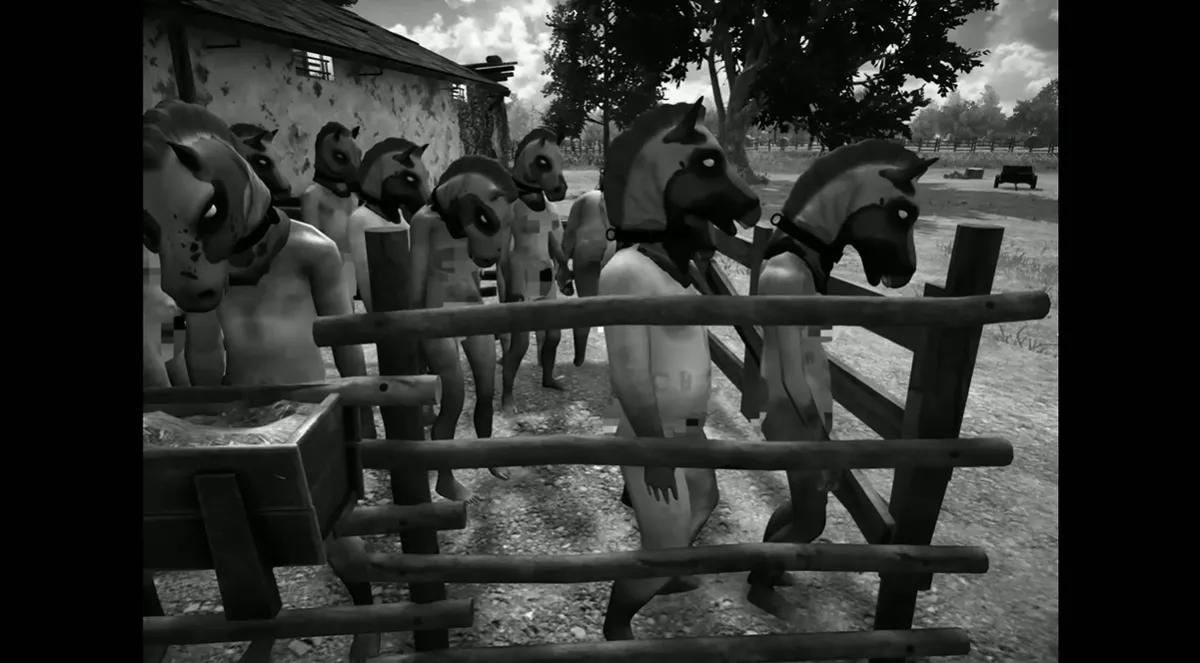 Santa Ragiones heste konfronterer magt og misbrug i et stærkt skræmmeportræt