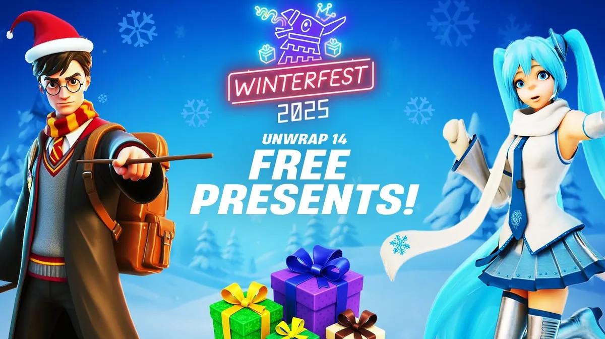 Fortnite Winterfest 2025 - Harry Potter, Hatsune Miku lækager og alt, hvad vi ved