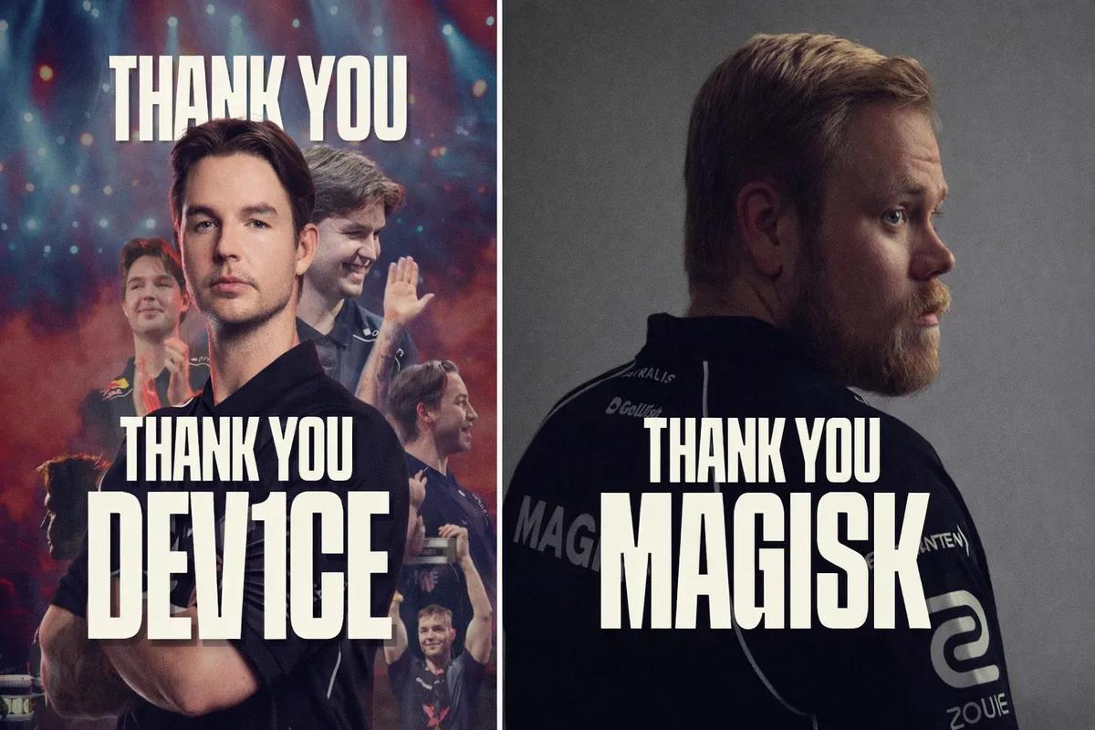 Astralis skifter muligvis til en international trup efter dev1ce og Magisks afgange