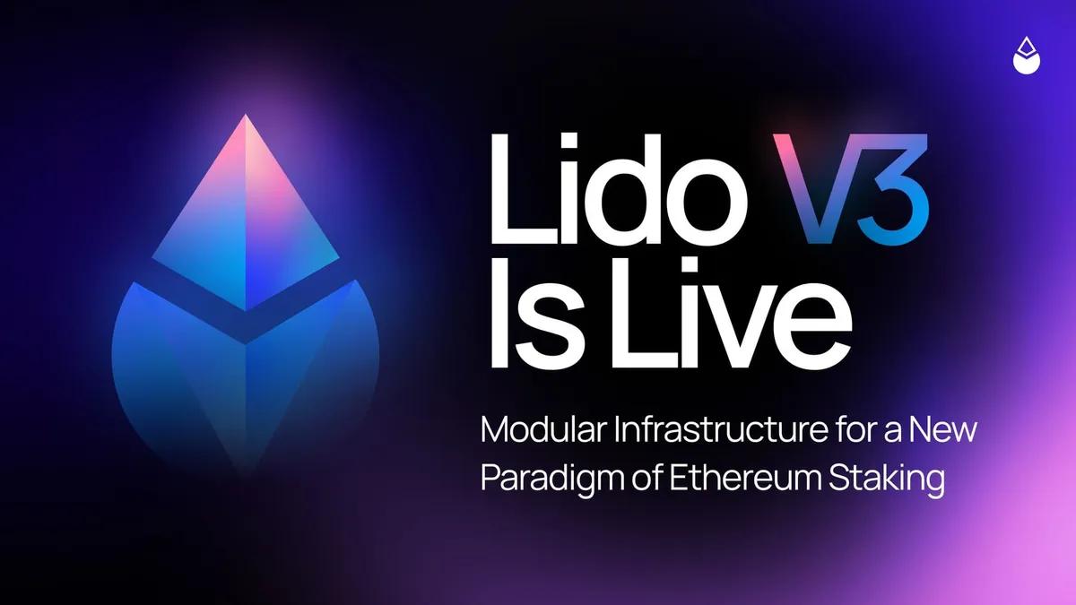 Lido lancerer V3 på Ethereum Mainnet