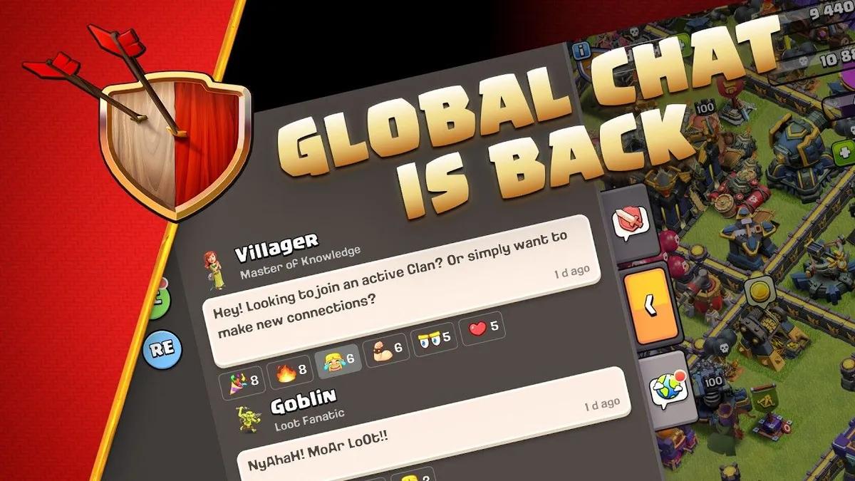 Clash of Clans bringer global chat tilbage efter 7 år — Sådan fungerer det nye sociale system