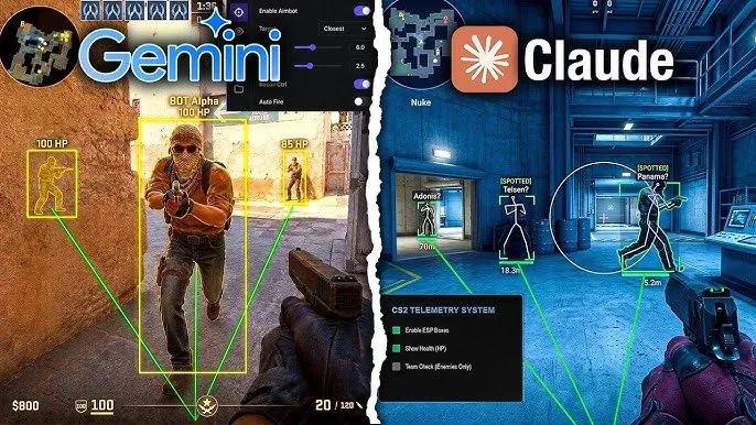 YouTuber bruger AI til at udvikle et snydeprogram til et spil med Gemini Pro og Claude Opus