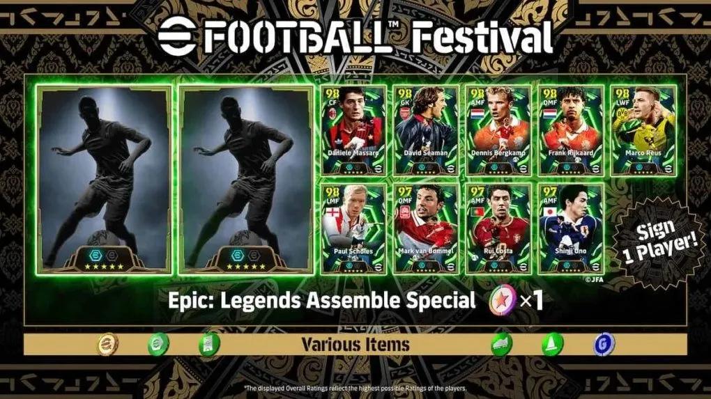 eFootball 2026 starter fodboldfestivalkampagne med gratis episk spillerbelønning