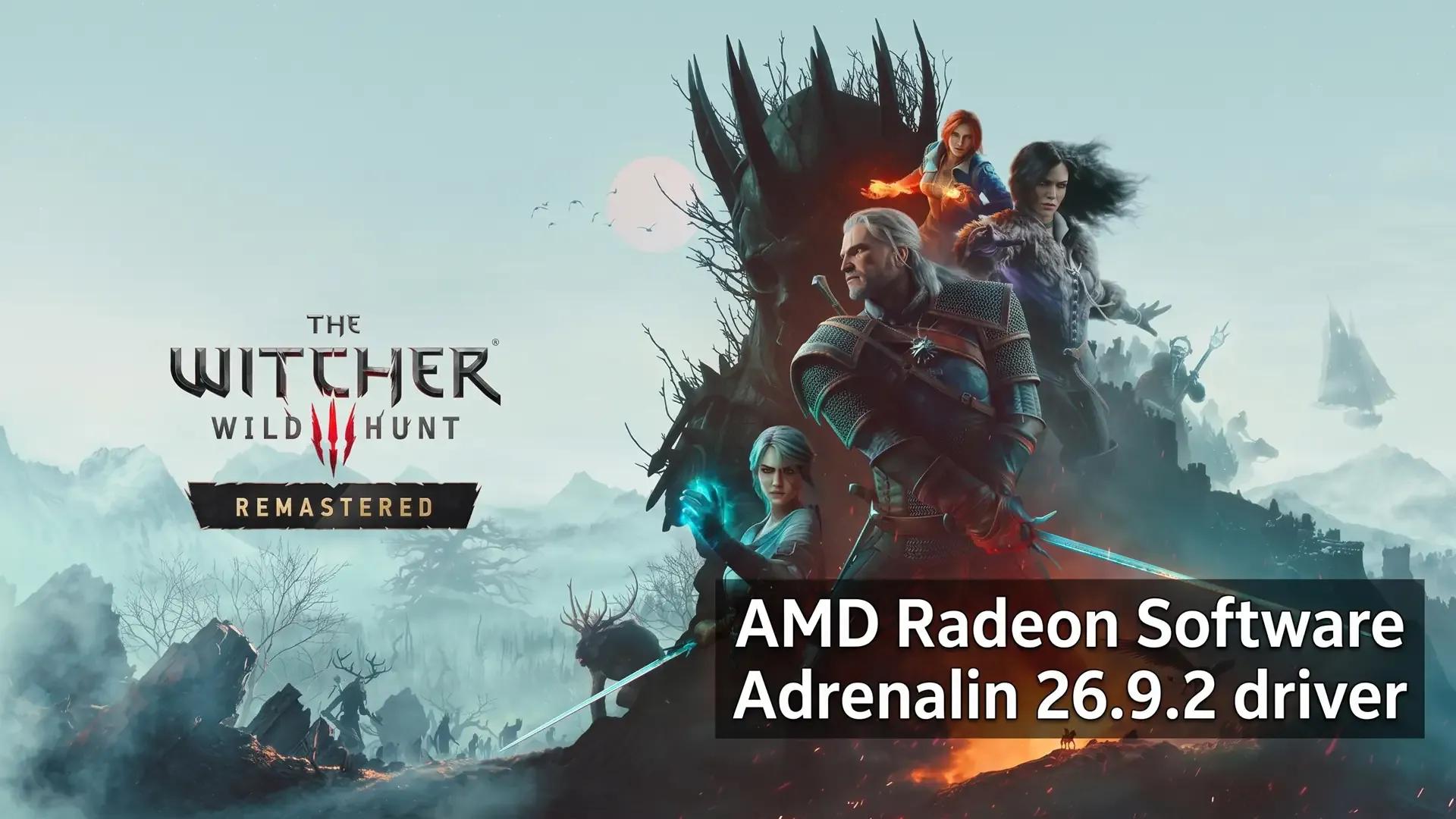 AMD udgiver driver til The Witcher 3 Remastered efter Radeon-problemer