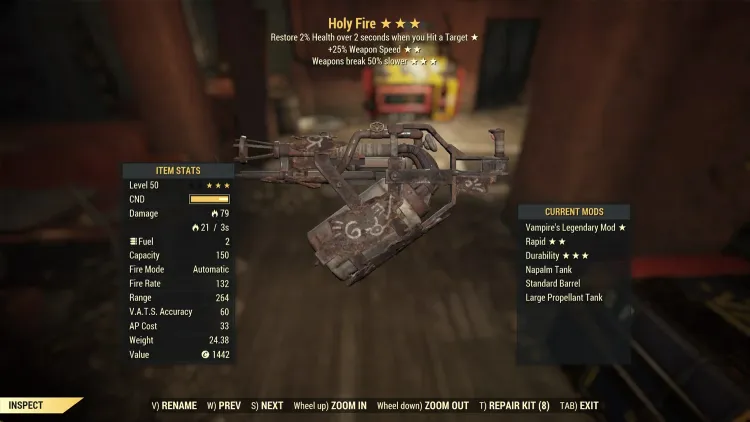 Unlock the Power of Holy Fire: How to Dominate Fallout 76 with This Rare Heavy Weapon! 1