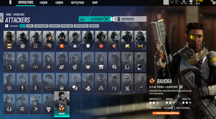 Rainbow Six Siege: Fuld liste over angribere og forsvarere i Year 10 sæson 1 1