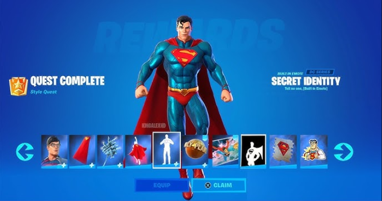 Fortnite-lækage antyder nyt Superman-hud og mytisk evne 1