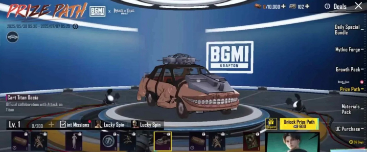 PUBG Mobile x Attack on Titan-begivenhed: Fuld oversigt over præmievejen, belønninger og hvordan man deltager 1