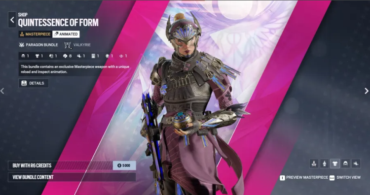 Valkyrie Paragon Bundle markerer det første mytiske sæt i Rainbow Six Siege 1