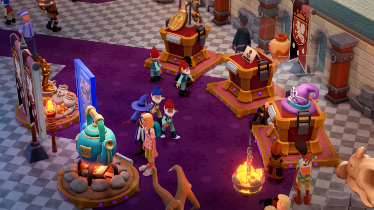 Two Point Museum går fuldt ud i fantasy i første DLC-drop 1