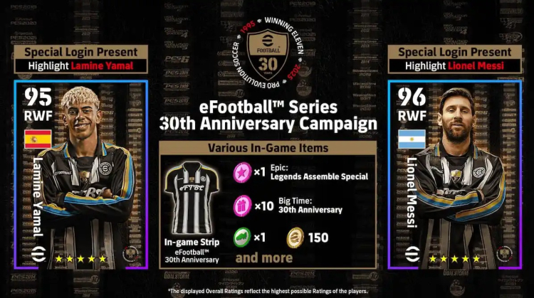 eFootball 2025 Celebrates 30th Anniversary with New Campaign Featuring Pele, Messi & More 1