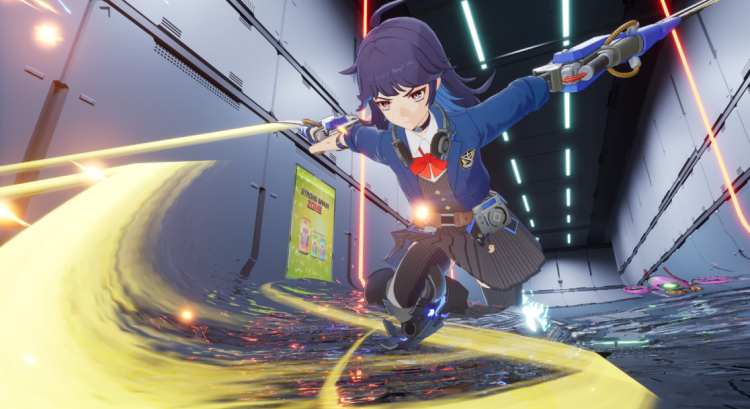 Anmeldelse af Full Metal Schoolgirl: Ambitiøs anime-action snubler over Roguelike Repetition 3