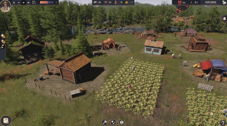 Wild West Pioneers tilbyder en gratis demo, der fusionerer det gamle vesten med Colony Simulation 2