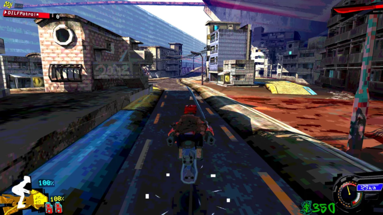 Fra The Desolation Of Rain World kommer et højlydt og hurtigt Cyberpunk Racer 1