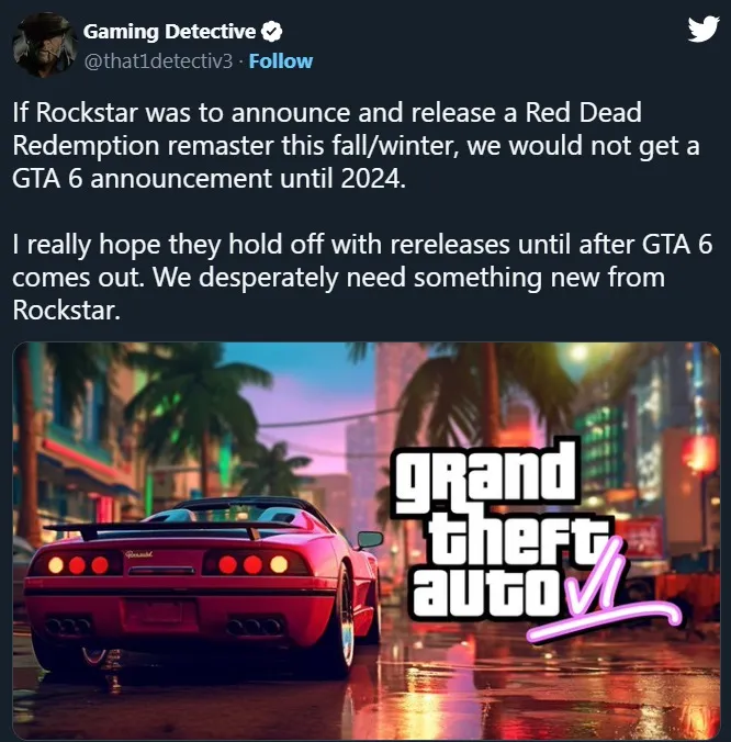 The Highly-Awaited GTA 6 Release: Delayed by Red Dead Redemption Remaster?. Photo 1